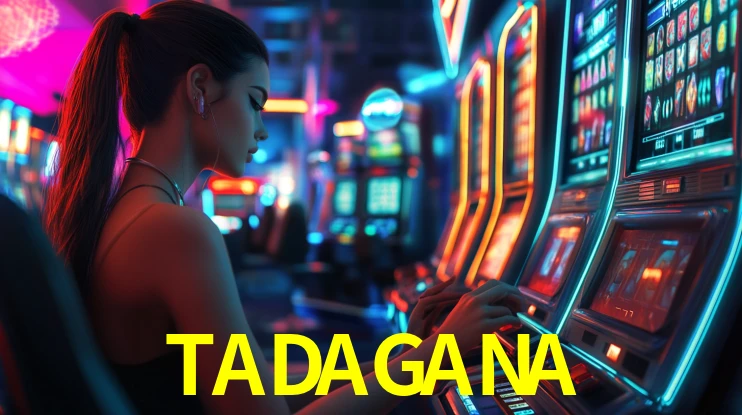 Interfaz de la app móvil TADAGANA en un smartphone moderno